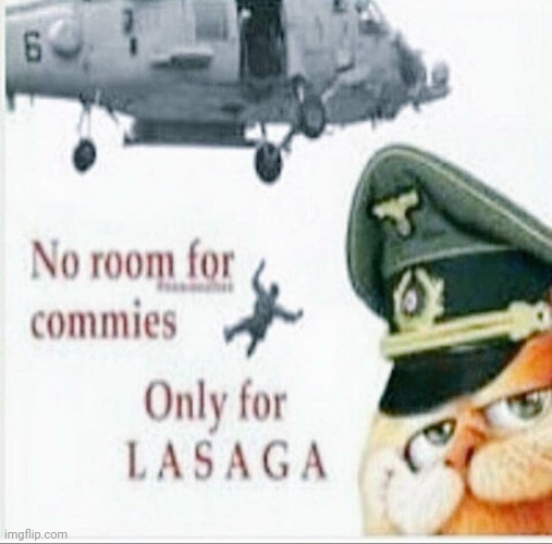 Garfield communist | image tagged in garfield | made w/ Imgflip meme maker