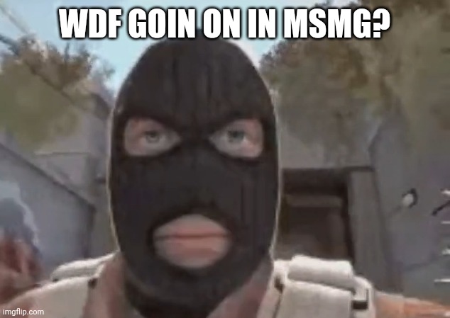 blogol | WDF GOIN ON IN MSMG? | image tagged in blogol | made w/ Imgflip meme maker