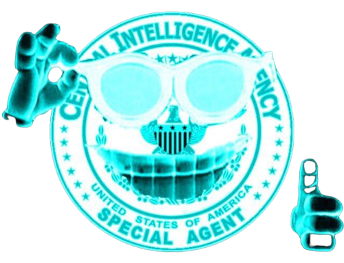 CIA glowie transparent Blank Meme Template