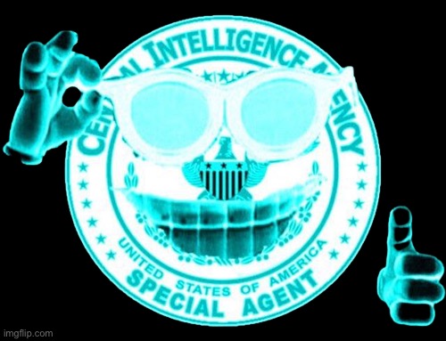 CIA glowie transparent | image tagged in cia glowie transparent | made w/ Imgflip meme maker