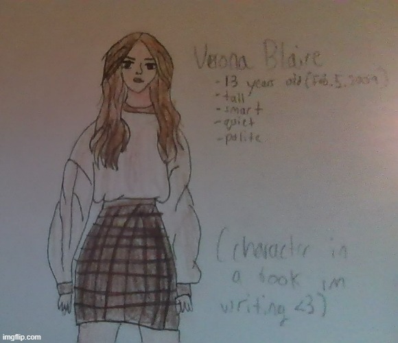 Verona Blaire - Rate her 1-10 | image tagged in drawings,books | made w/ Imgflip meme maker