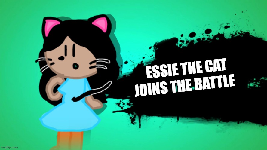 :0 | ESSIE THE CAT; JOINS THE BATTLE | image tagged in essie the cat,draw buddy | made w/ Imgflip meme maker