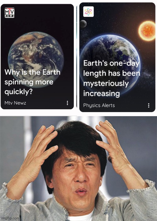 Thank you , Science | image tagged in jackie chan confused,why not both,yeah that makes sense,well yes but actually no | made w/ Imgflip meme maker