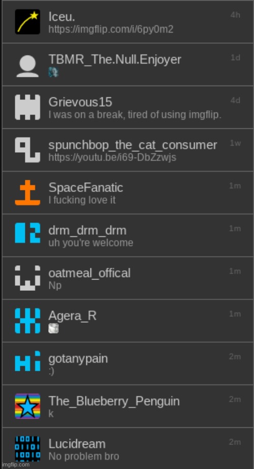 Meme Chat Reveal. | made w/ Imgflip meme maker