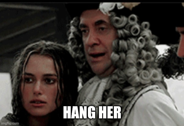 HANG HER | image tagged in hang him | made w/ Imgflip meme maker
