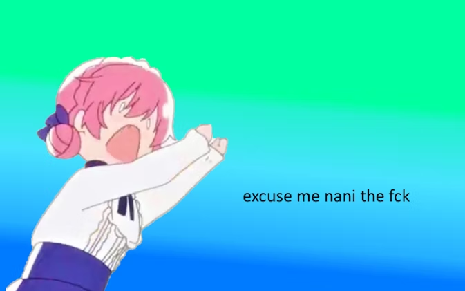 High Quality excuse me nani the fck Blank Meme Template