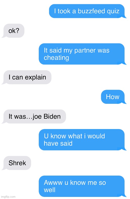 A recreation of me and my partners texts | made w/ Imgflip meme maker