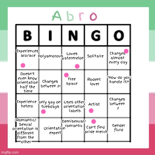 first post here :) also sadly no bingo :( | image tagged in abro bingo | made w/ Imgflip meme maker
