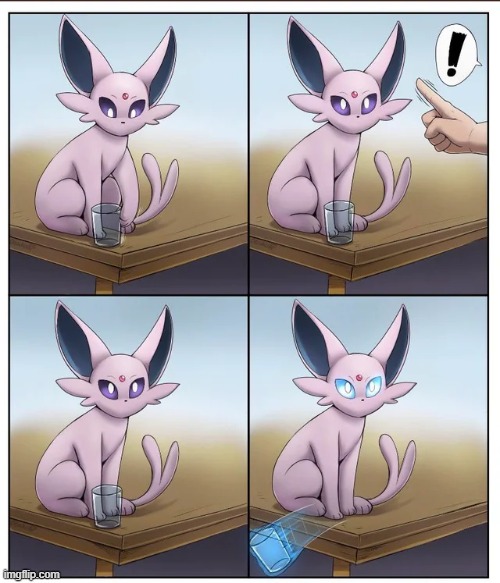 gn | image tagged in espeon | made w/ Imgflip meme maker