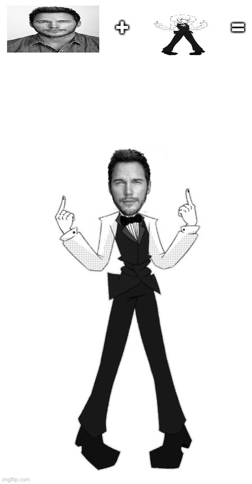 Chris Prattierr | +                       = | image tagged in chris prattierr | made w/ Imgflip meme maker