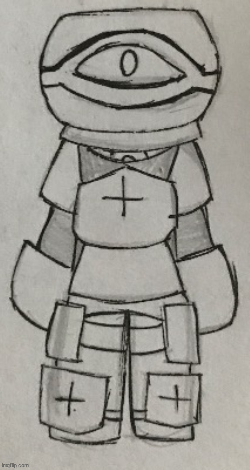 a drawing of Poteus made by splicing together Colin's sprite and a roblox screenshot. | made w/ Imgflip meme maker