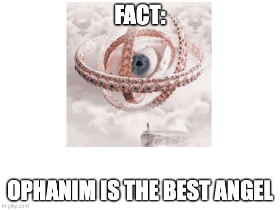 FACT: OPHANIM IS THE BEST ANGEL | made w/ Imgflip meme maker