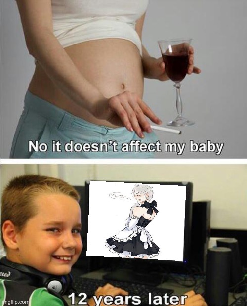Lets make this template a trend | image tagged in no it doesn't affect my baby | made w/ Imgflip meme maker