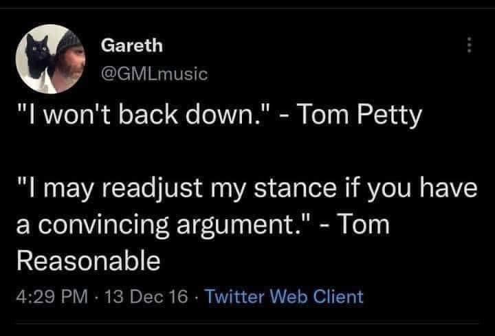 Tom Petty vs. Tom Reasonable Blank Meme Template