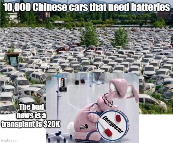 Go Green ! Save some Green ? | The bad news is a transplant is $20K | image tagged in farce of the century,we better all learn mandarin | made w/ Imgflip meme maker