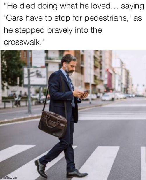 image tagged in pedestrian crosswalk,dark humor | made w/ Imgflip meme maker