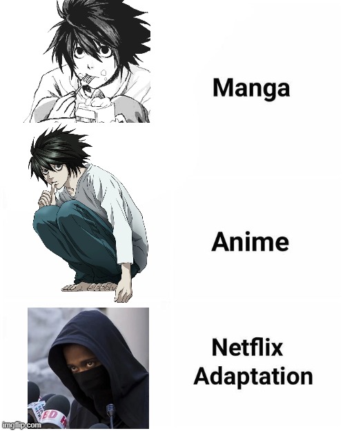 Death Note Meme for Big Brains. | image tagged in deathnote,funny,manga,anime,netflix adaptation,death note | made w/ Imgflip meme maker