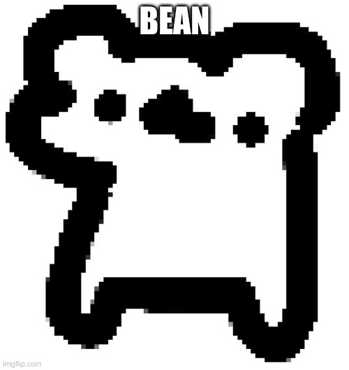 art belongs to cuptoast | BEAN | image tagged in cute cat | made w/ Imgflip meme maker