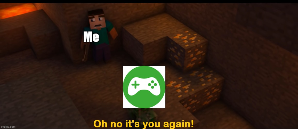 yes, that's the roblox in experience icon | Me | image tagged in oh no it's you again,roblox | made w/ Imgflip meme maker