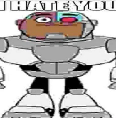 High Quality I Hate You Blank Meme Template