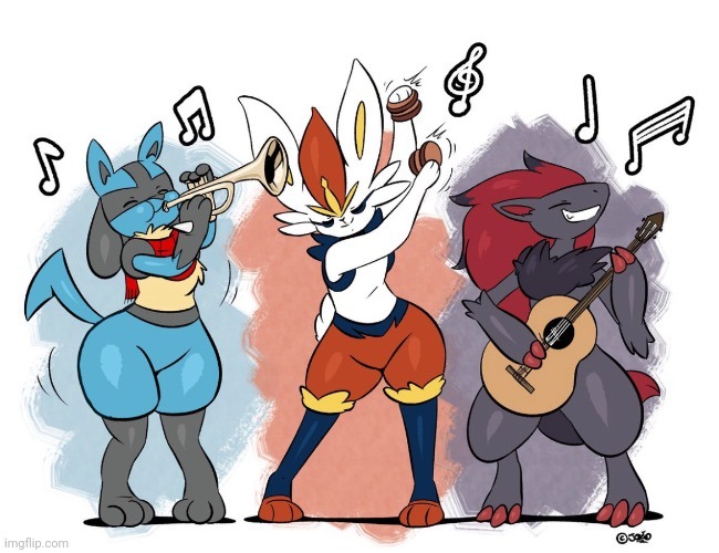 It's Lucario, Cinderace, and Me! Lol | made w/ Imgflip meme maker