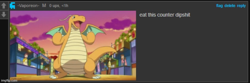 new template | image tagged in eat this counter dipshit | made w/ Imgflip meme maker