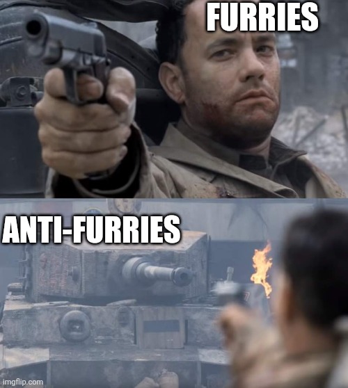 Furries are failed people |  FURRIES; ANTI-FURRIES | image tagged in anti furry | made w/ Imgflip meme maker