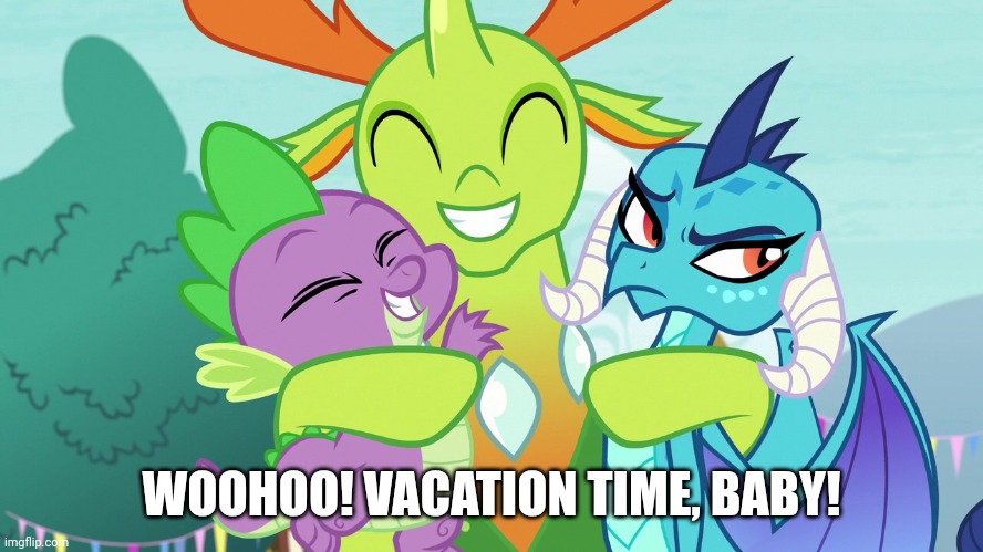 WOOHOO! VACATION TIME, BABY! | made w/ Imgflip meme maker