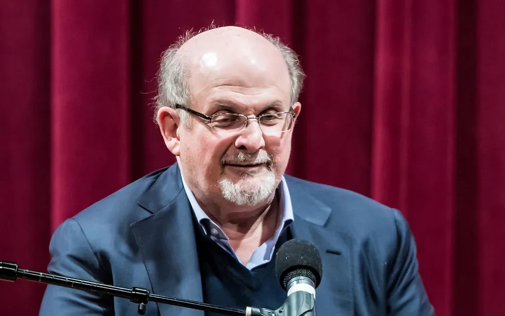 High Quality Salman Rushdie Blank Meme Template