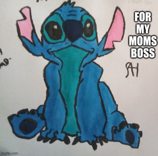 used a reference :) | FOR MY MOMS BOSS | made w/ Imgflip meme maker