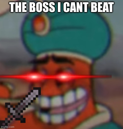 Smug Dijimi | THE BOSS I CANT BEAT | image tagged in smug dijimi | made w/ Imgflip meme maker