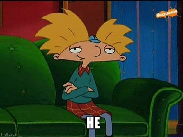 Blue’s template | HE | image tagged in blue s template | made w/ Imgflip meme maker