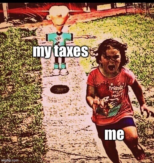 Sheen T-pose | my taxes; me | image tagged in sheen t-pose | made w/ Imgflip meme maker