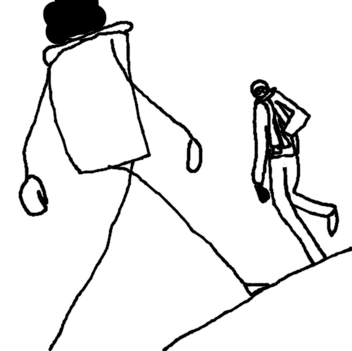 High Quality Carlos Or Something and Ranger the Warrior doing the JoJo walk Blank Meme Template