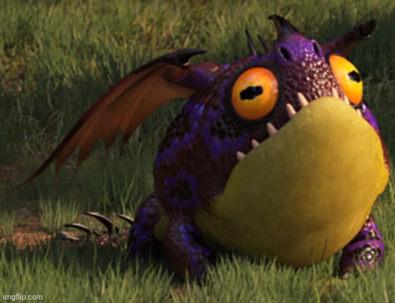 Goofy Ahh Hobgobbler | image tagged in httyd,how to train your dragon,dragon | made w/ Imgflip meme maker