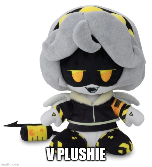 V PLUSHIE | image tagged in v plushie,murder drones,plush,cute | made w/ Imgflip meme maker