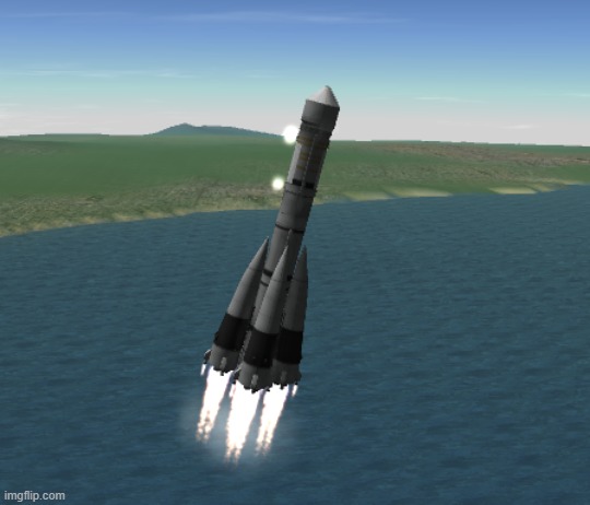 Monitor begins its gravity turn | made w/ Imgflip meme maker