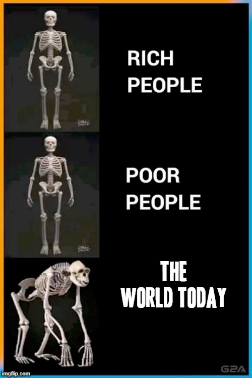 Todays world really does suck |  the world today | image tagged in abnormal human skeleton,memes,todaysreality,sad but true,jerkoffs,assholes | made w/ Imgflip meme maker