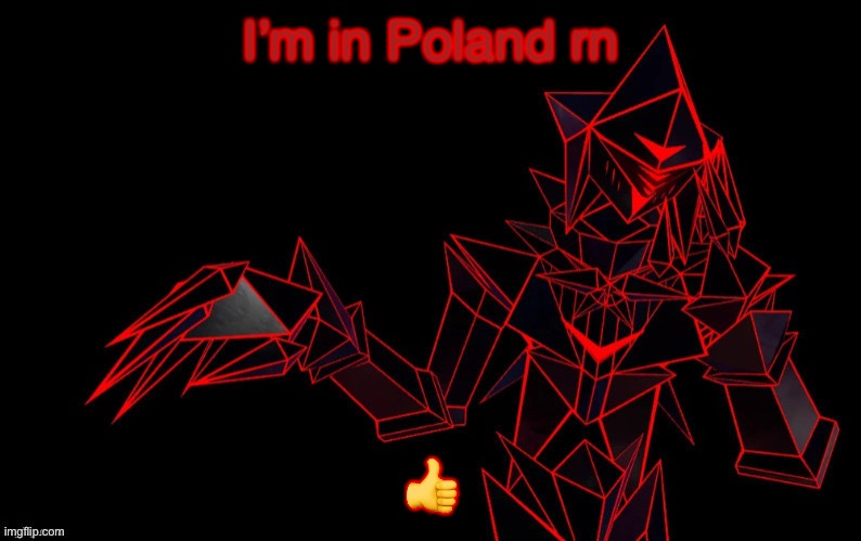 blush | I’m in Poland rn; 👍 | image tagged in blush | made w/ Imgflip meme maker