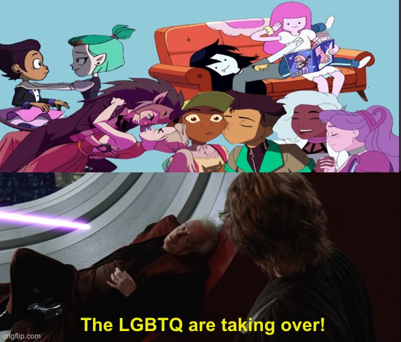The LGBTQ are taking over! | image tagged in star wars,the jedi are taking over | made w/ Imgflip meme maker