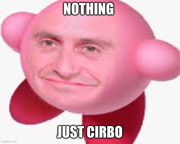 respect the cirbo | NOTHING; JUST CIRBO | image tagged in idk | made w/ Imgflip meme maker