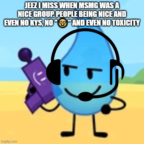 teardrop gaming | JEEZ I MISS WHEN MSMG WAS A NICE GROUP. PEOPLE BEING NICE AND EVEN NO KYS, NO "🤓" AND EVEN NO TOXICITY | image tagged in teardrop gaming | made w/ Imgflip meme maker
