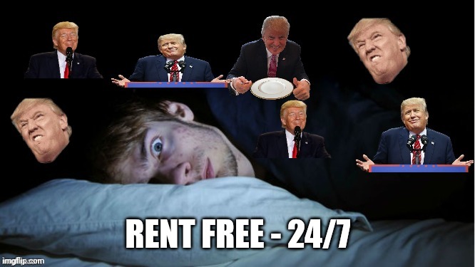 Extreme TDS | RENT FREE - 24/7 | image tagged in extreme tds | made w/ Imgflip meme maker