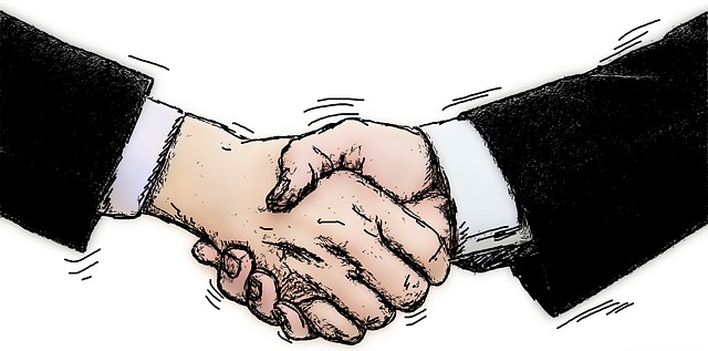 High Quality shaking hands Blank Meme Template