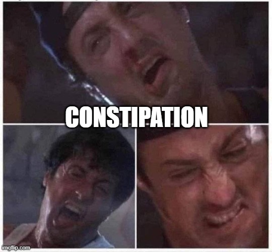 Sylvester Stallone | CONSTIPATION | image tagged in sylvester stallone | made w/ Imgflip meme maker