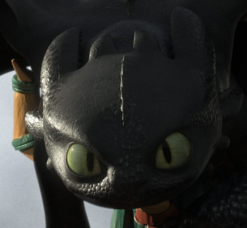 High Quality Toothless Death Stare (HTTYD) Blank Meme Template