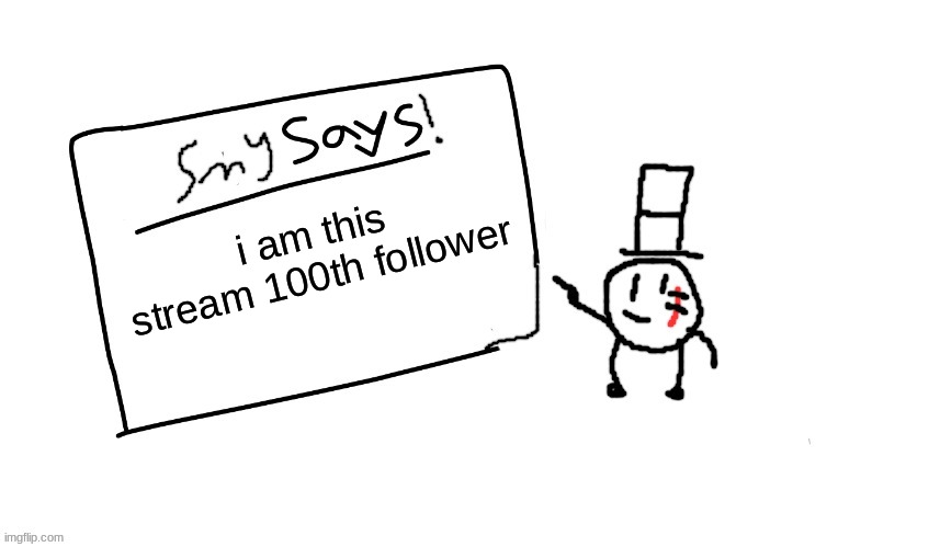 im autisic too! | i am this stream 100th follower | image tagged in sammys/smys annouchment temp,sammy,autism,memes,funny,lolz | made w/ Imgflip meme maker