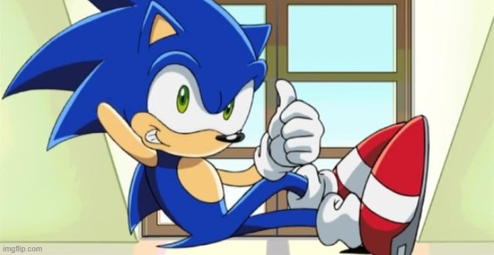 Sonic thumbs up | image tagged in sonic thumbs up | made w/ Imgflip meme maker