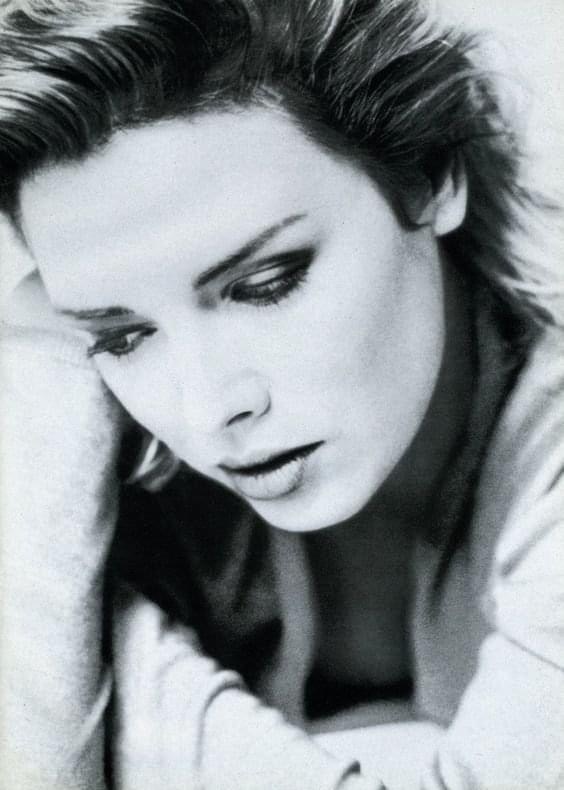 High Quality Kim Wilde black & white Blank Meme Template