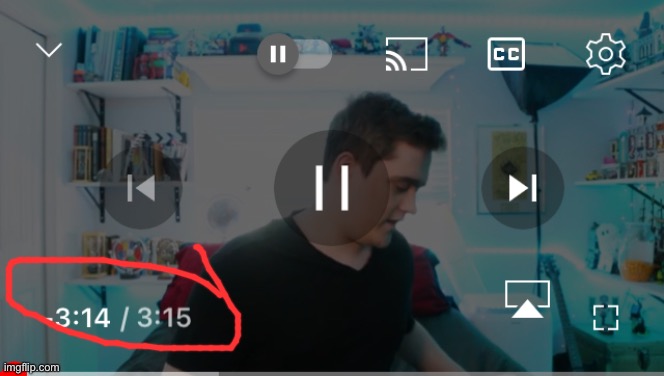 I was watching a Timeworks video and what the hell happened with the time stamp | made w/ Imgflip meme maker